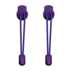 Elastiske, lock, lilla skolisser
