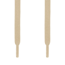 Elastiske Flate Lysebrun Skolisser (uten knyting)