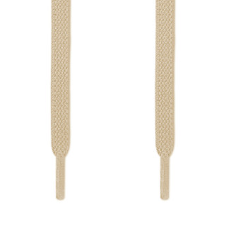 Elastiske Flate Lysebrun Skolisser (uten knyting)