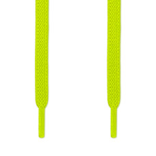 Elastiske Flate Neongule Skolisser (uten knyting)